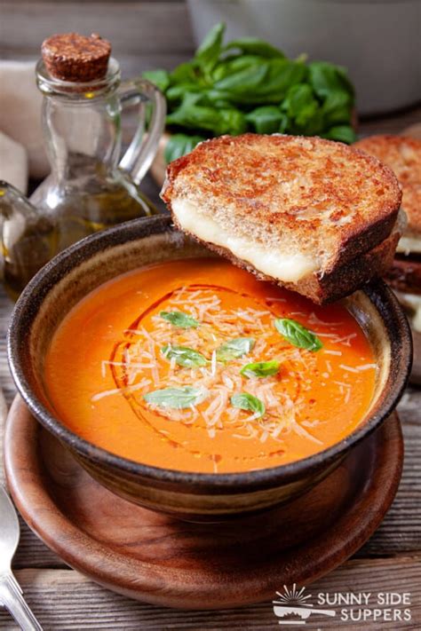 Grilled Cheese and Tomato Soup | Sunny Side Suppers