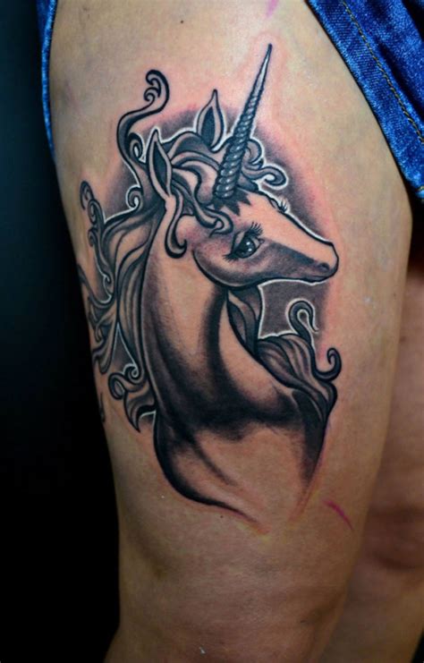 53 Best Unicorn Tattoo Designs For Women - TattooBlend