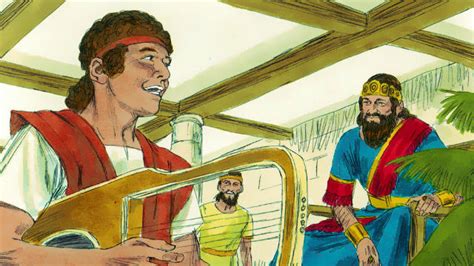 David Played the Harp for Saul - Bible Story