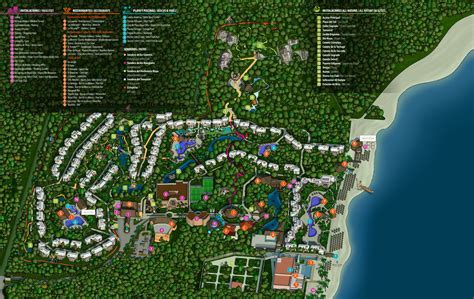 Resort Map | Sandos Caracol Eco Resort | Riviera Maya, Mexico