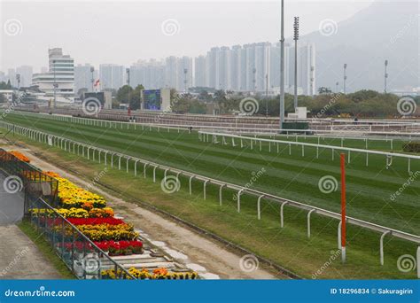 Sha Tin Racecourse, Hong Kong Editorial Stock Image - Image of event ...