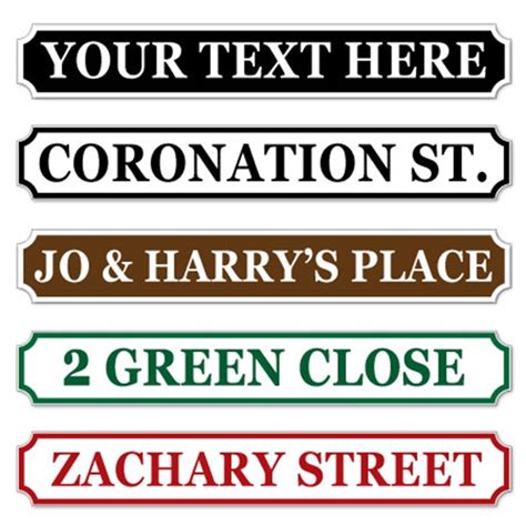 JAF Graphics. Coronation Street Style Sign