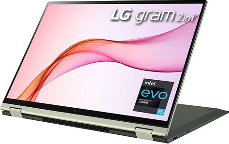 LG Gram 16T90P 16" WQXGA (2560 x 1600) 2-in-1 Lightweight Touch Display Laptop, Intel Evo 11th ...