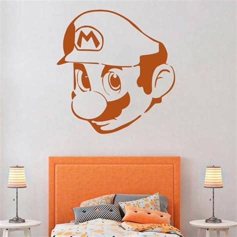 Wall sticker Super Mario face