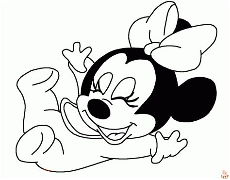 Mickey Mouse Baby Coloring Pages