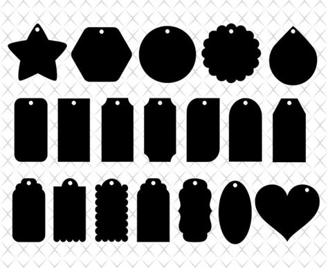 Craft Supplies & Tools Party Favor SVG Oversized Gift Tag Bundle SVG ...