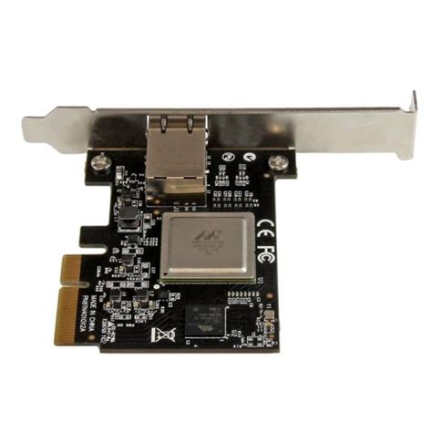 StarTech.com 1 Port PCI Express 10 Gigabit Ethernet Card - PCIe x4 10Gb NIC | Ebuyer.com