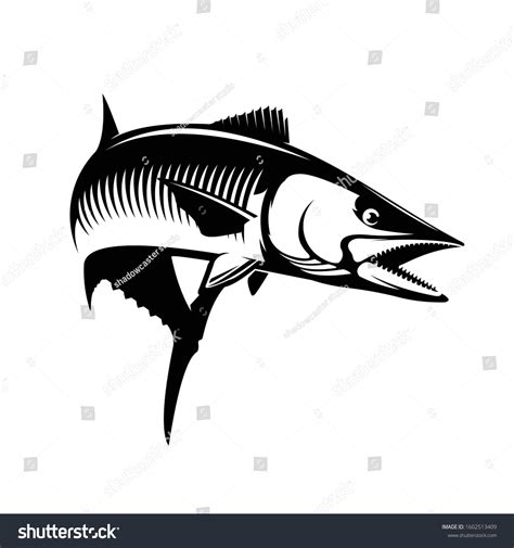 King Mackerel Logo Template Unique Mackerel Stock Vector (Royalty Free) 1602513409 | Shutterstock