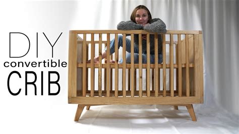 DIY Convertible Crib - Mid-Century | HW|Designs - YouTube