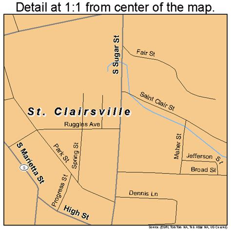 St Clairsville Ohio Map - Holly Laureen