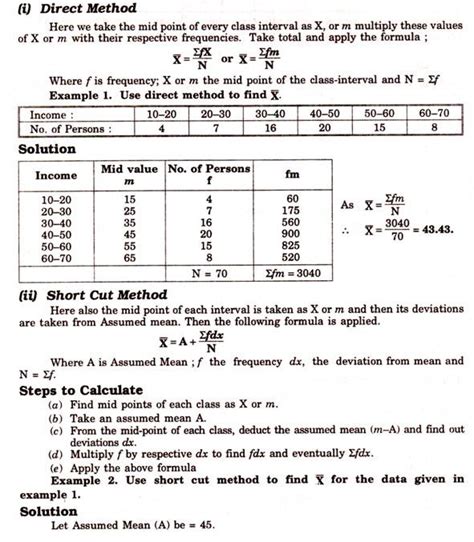 How to Calculate Arithmetic Mean (AM) in Continuous Series?