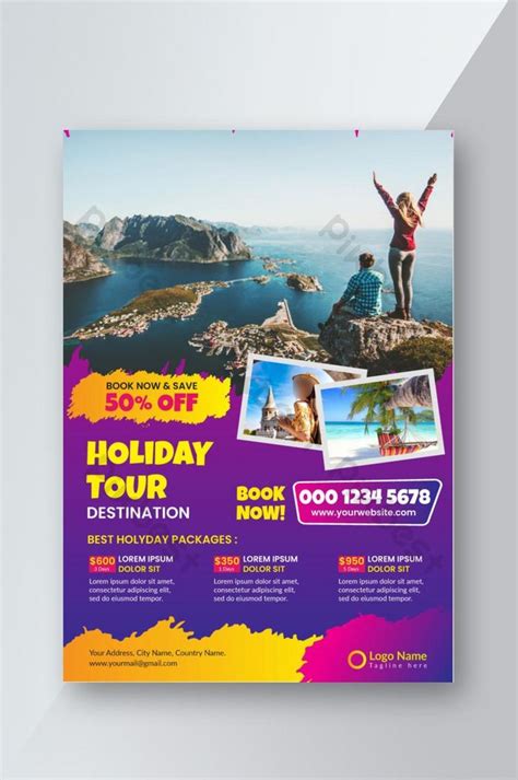 Tour & Travel flyer design template | EPS Free Download - Pikbest