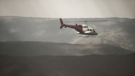 extreme slow motion flying helicopter near mountains with fog 6116136 ...