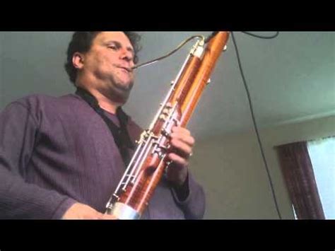 Paul Hanson using Legere Bassoon Reed - YouTube