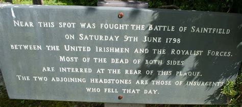 Irish Rebellion of 1798 Battles | List of Battles in the Irish Rebellion of 1798 (24 Items)