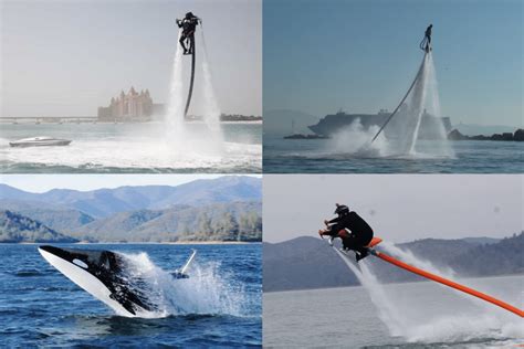 The Jetovator flying water bike adds momentum to the "firehose" market