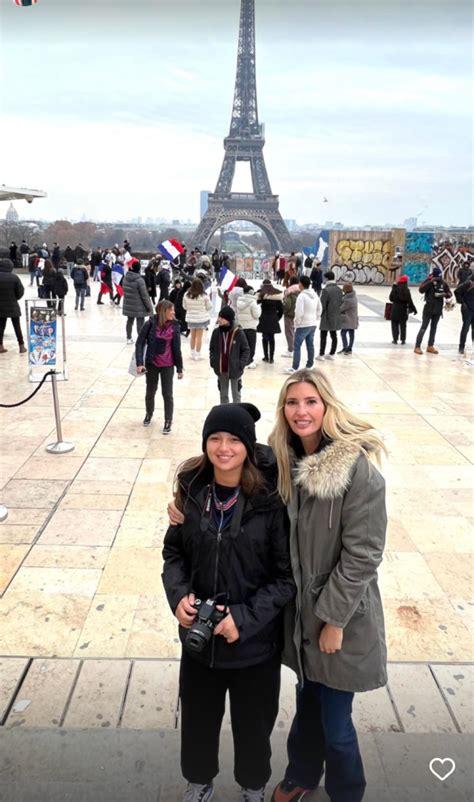 Ivanka Trump Visits Paris With Daughter Arabella Kushner in Chic Shoes ...