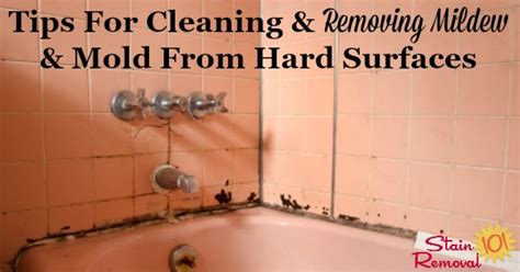 Tips For Cleaning & Removing Mildew & Mold From Hard Surfaces