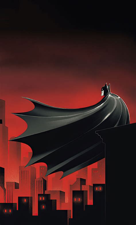 1280x2120 Batman The Animated Series Red World 4k iPhone 6+ HD 4k ...