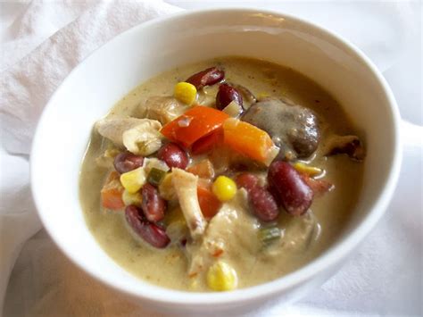 Thai Coconut Mushroom Soup with Kidney Beans | Lisa's Kitchen | Vegetarian Recipes | Cooking ...