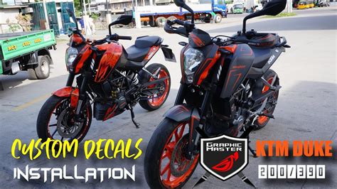 Ktm Duke 200 Graphic Sticker Kits Ktm Duke 125 200 390 Stickers Team ...