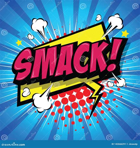 Smack! Comic Speech Bubble, Cartoon. Vector Illustration | CartoonDealer.com #44584378