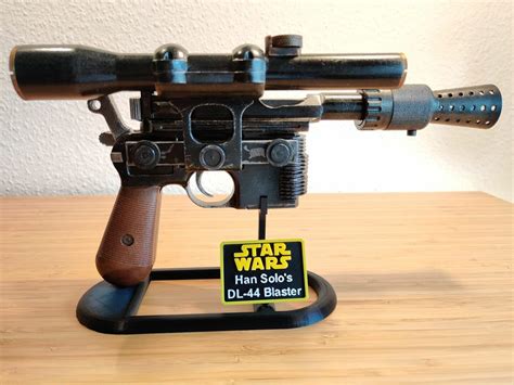 Improved Han Solo Blaster DL-44 Stand od autora Alex | Stáhněte si zdarma STL model | Printables.com