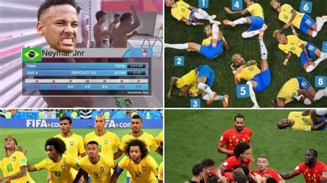 Neymar's World Cup antics have inspired a series of hilarious memes ...