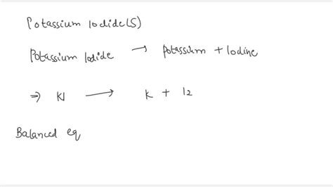 Iodine Solid Formula