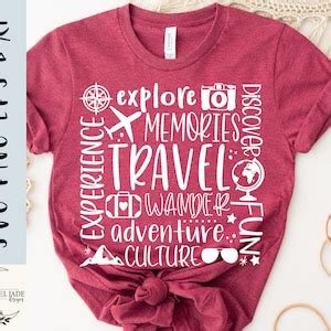 Travel Word Collage Svg, Vacation Svg, Travel Svg, Boho Svg, Vacay Svg, SVG,PNG, EPS, Dxf ...