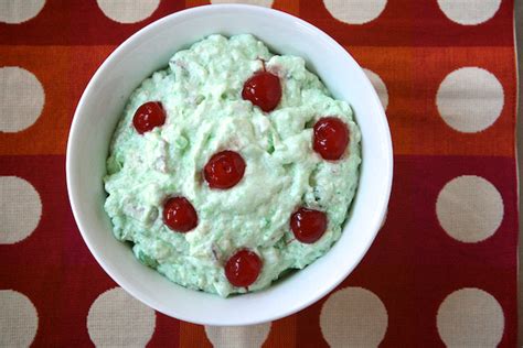 mom's green jello salad | the merry gourmet