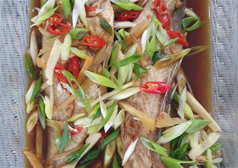 Resep Ikan Kerapu Steam Hongkong oleh Mommy DV - Cookpad