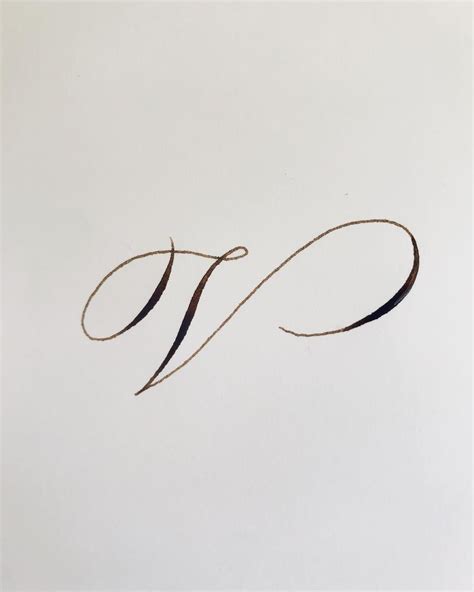 Elegant V Calligraphy