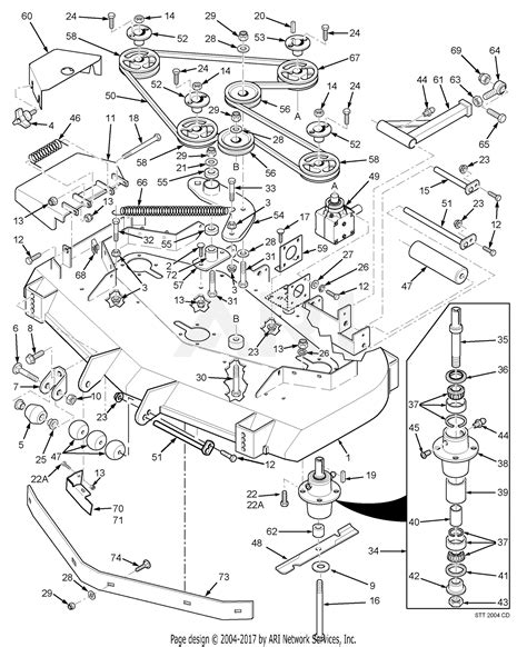 Scag SMT-52A Turf Tiger (S/N A7100001-A7199999) Parts Diagram for 52A ...