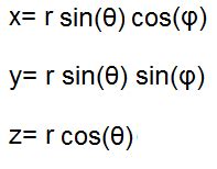 Spherical to Cartesian Coordinates Calculator