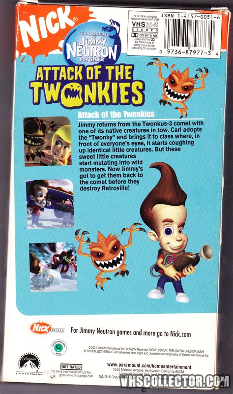 Jimmy Neutron: Attack Of The Twonkies | VHSCollector.com