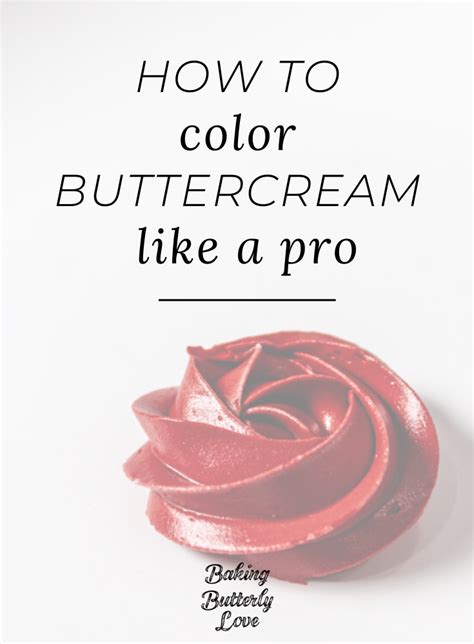 What Type of Food Coloring Is Best for Buttercream - Clare-has-Ward