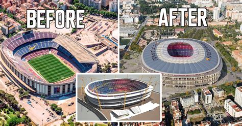 How Camp Nou will look after £1.3 billion renovation - Football ...