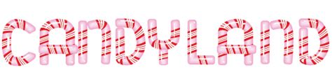 Candyland sign for trunk (candycane letters) | Candyland inspiration | Candyland, Candy party ...