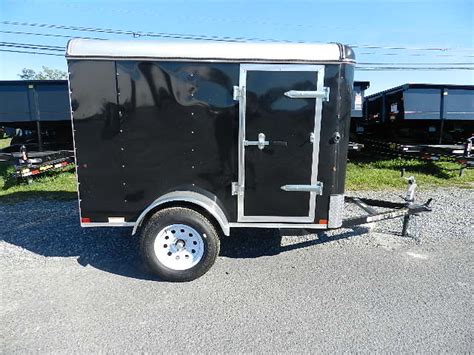 Carry-On 5 x 8 Enclosed Cargo Trailer With Ramp Door