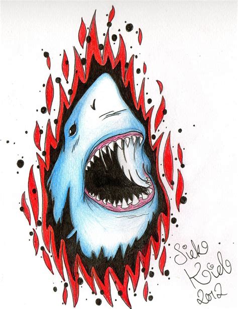 Cosmic shark attack by itchyban on DeviantArt