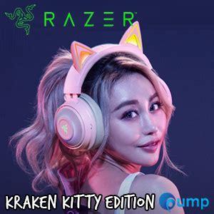 ขาย Razer Kraken Kitty Edition RGB Gaming Headset - Pink ราคา 5,290.00 บาท