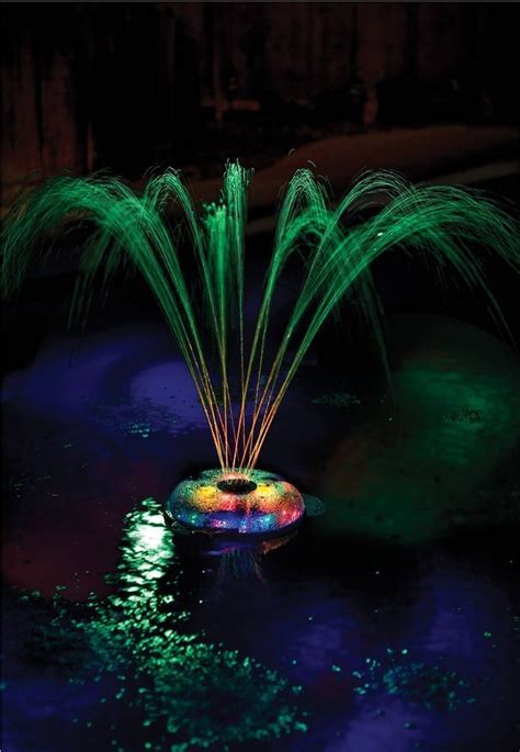 Swimming Pool Led Lights Fountain Solar Underwater Light Show Floating Pool Spa #Unbranded ...