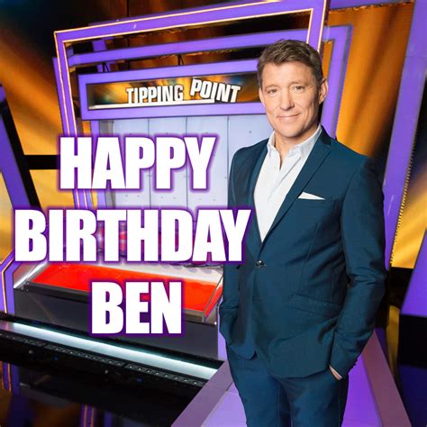 Tipping Point - Happy Birthday Ben Shephard 🥳