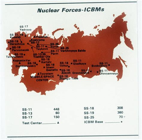 A widely known map of Soviet land-based ICBMs. As myself, I'm impressed in total numbers but ...