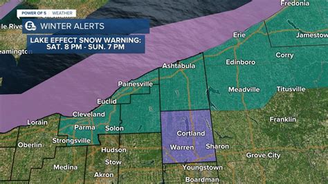 FORECAST: Lake effect snow warning