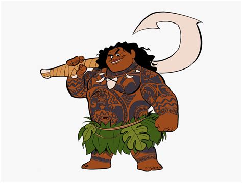 Maui Moana Clip Art, HD Png Download - kindpng