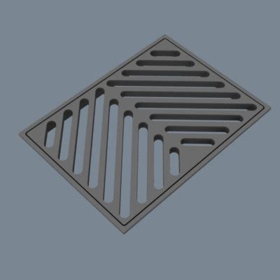 sewer grate 3d model