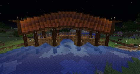 Diagonal Bridge I made : r/Minecraft