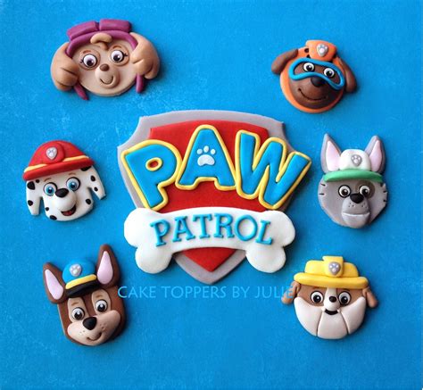 Custom Cakes by Julie: Paw Patrol Inspired Toppers
